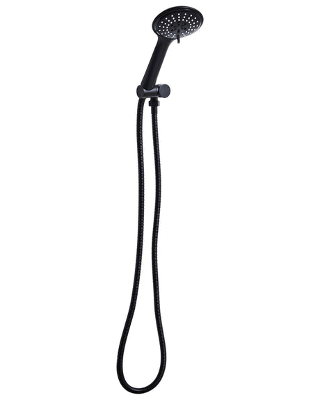 Shower Head with Hose Silver Metal 3 Spray Modes Modern Beliani
