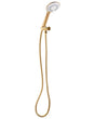 Shower Head with Hose Gold Metal 3 Spray Modes Modern Beliani