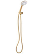 Shower Head with Hose Gold Metal 3 Spray Modes Modern Beliani