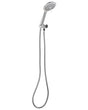 Shower Head with Hose Silver Metal 4 Spray Modes Modern Beliani