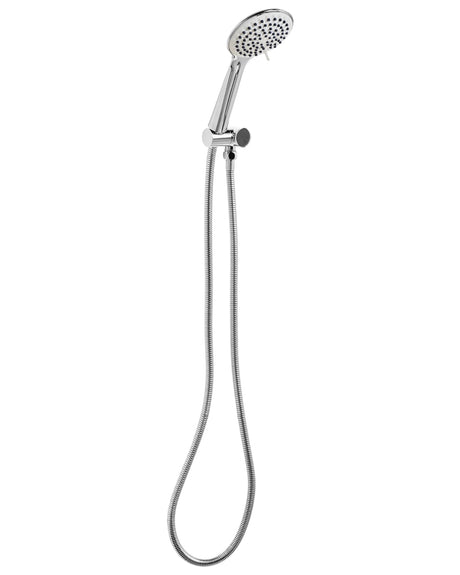 Shower Head with Hose Silver Metal 4 Spray Modes Modern Beliani