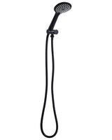 Shower Head with Hose Black Metal 4 Spray Modes Modern Beliani