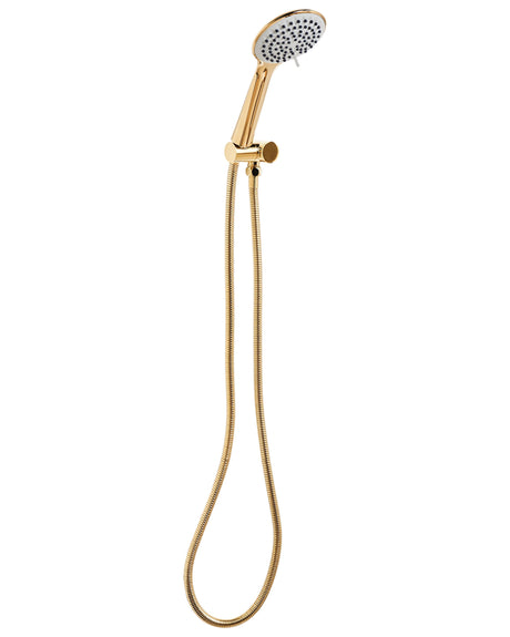 Shower Head with Hose Gold Metal 4 Spray Modes Modern Beliani