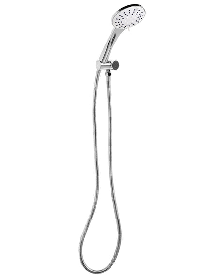 Shower Head with Hose Silver Metal 4 Spray Modes Modern Beliani