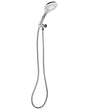 Shower Head with Hose Silver Metal 4 Spray Modes Modern Beliani