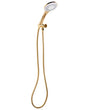 Shower Head with Hose Gold Metal 4 Spray Modes Modern Beliani