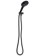 Shower Head with Hose Black Metal 4 Spray Modes Modern Beliani
