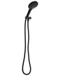 Shower Head with Hose Black Metal 4 Spray Modes Modern Beliani