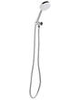Shower Head with Hose Silver Metal 1 Spray Mode Modern Beliani