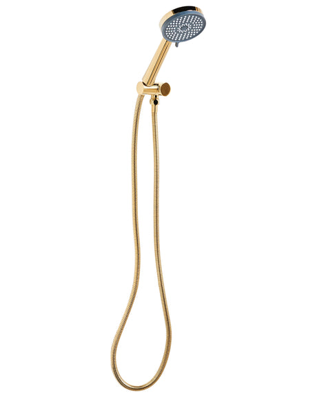 Shower Head with Hose Gold Metal 3 Spray Modes Modern Beliani