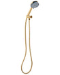 Shower Head with Hose Gold Metal 3 Spray Modes Modern Beliani