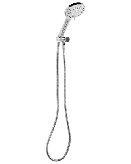 Shower Head with Hose Silver Metal 5 Spray Modes Modern Beliani