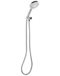 Shower Head with Hose Silver Metal 5 Spray Modes Modern Beliani