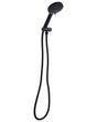 Shower Head with Hose Black Metal 5 Spray Modes Modern Beliani