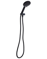 Shower Head with Hose Black Metal 5 Spray Modes Modern Beliani