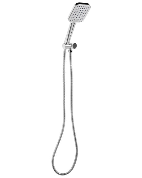 Shower Head with Hose Silver Metal 3 Spray Modes Modern Beliani