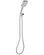Shower Head with Hose Silver Metal 3 Spray Modes Modern Beliani