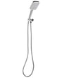 Shower Head with Hose Silver Metal 4 Spray Modes Modern Beliani