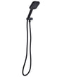 Shower Head with Hose Black  Metal 4 Spray Modes Modern Beliani