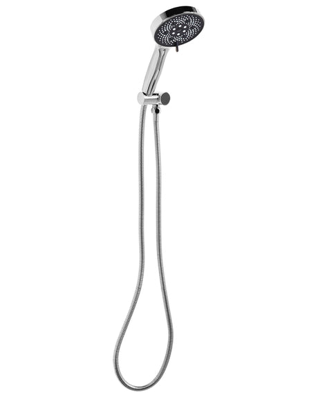 Shower Head with Hose Silver Metal 5 Spray Modes Modern Beliani