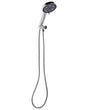 Shower Head with Hose Silver Metal 5 Spray Modes Modern Beliani