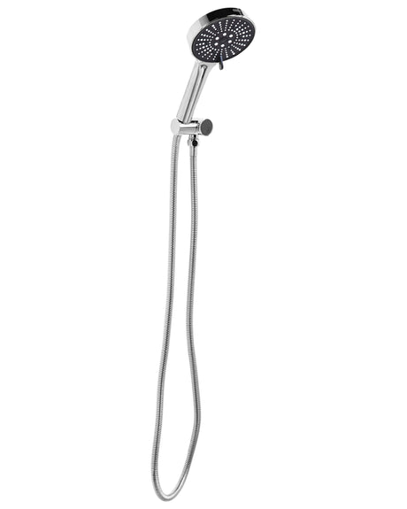 Shower Head with Hose Silver Metal 5 Spray Modes Modern Beliani