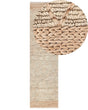Runner Rug Beige Jute 80 x 300 cm Geometric Pattern Hand Woven Boho Hallway Bedroom Beliani