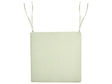 Seat Cushion for a Garden Chair Light Green Polyester Fabric UV Resistant Beliani