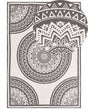 Area Rug Grey and Beige Synthetic Material 160 x 230 cm Indoor Outdoor Rectangular Oriental Pattern Modern Balcony Patio Beliani