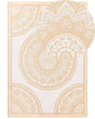 Area Rug Beige Synthetic Material 160 x 230 cm Indoor Outdoor Rectangular Oriental Pattern Modern Balcony Patio Beliani