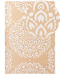 Area Rug Beige Synthetic Material 160 x 230 cm Indoor Outdoor Rectangular Oriental Pattern Modern Balcony Patio Beliani