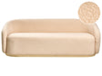 2 Seater Sofa Beige Boucle Boucle Fabric Upholstery Loveseat Couch Minimalistic Living Room Furniture Beliani
