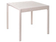 Garden Dining Table Beige Synthetic Frame 4 Seater Weather Resistant Outdoor Patio Beliani