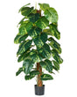 Artificial Potted Dieffenbachia Plant Green and Black Synthetic Material 152 cm Decorative Indoor Accessory Beliani
