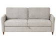 3 Seater Sofa Grey  Fabric Upholstery with Storage Thickly Padded Modern Style Living Room Furniture Beliani