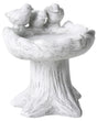 Bird Bath Grey Water Feeder for Birds MGO for Garden Outdoor Decorative Accent Beliani