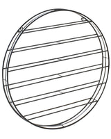 Wall Hanging Wine Rack Black Iron 80 x 80 x 9 cm for Bottles Modern Style Dining Room Kitchen Living Room Beliani