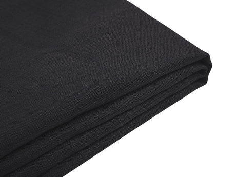 Bed Frame Cover Black Fabric for Bed 120 x 200 cm Removable Washable Beliani