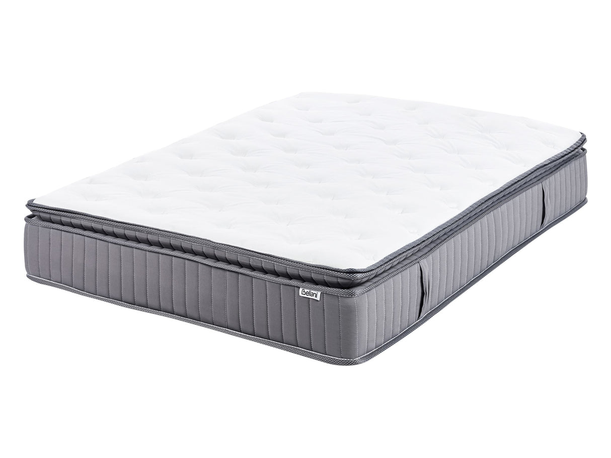 Pocket Sprung Mattress EU Small Double Size Cooling Memory Foam Filling Removable Cover 4ft Medium Firm Modern Design Quilted Beliani