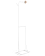 Clothes Rail White Iron Metal 171 cm Freestanding Rack Beliani
