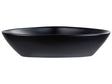Countertop Wash Basin Black Matt Ceramic 490 x 380  mm Rectangle Bathroom Sink Beliani