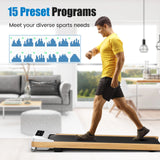 Under Desk Treadmill Walking Pad with 7-Layer Running Belt-Grey