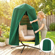 Outsunny 190 x 128cm Hanging Egg Chair Furniture Cover - Green