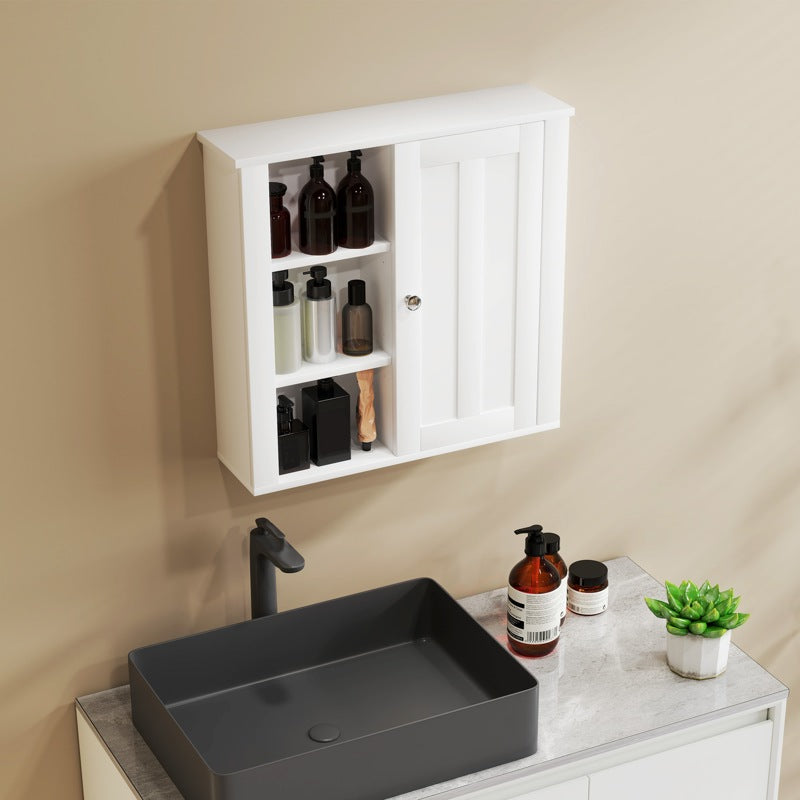 HOMCOM Clean and Simple Bathroom Storage Cabinet - White