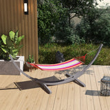 Outsunny 3.25m Wooden Hammock Stand Universal Fit Garden Picnic Camp Accessories, Grey