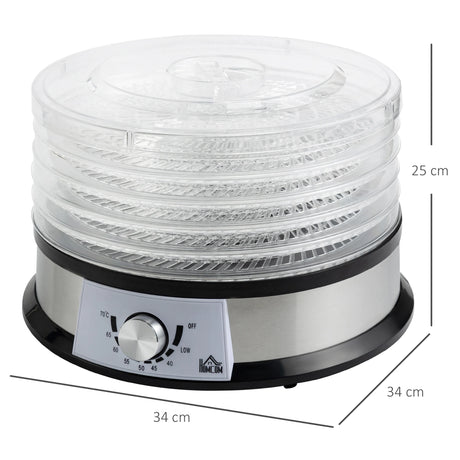 HOMCOM 40-70 Five-Tray Food Dehydrator