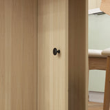 HOMCOM Six-Person Drop Leaf Dining Table, with Storage - Wood-Effect