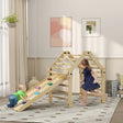 AIYAPLAY 3 in 1 Kids Climbing Set Indoor with Sliding Ramp, Foldable design, Gift for 2-6 Years Old