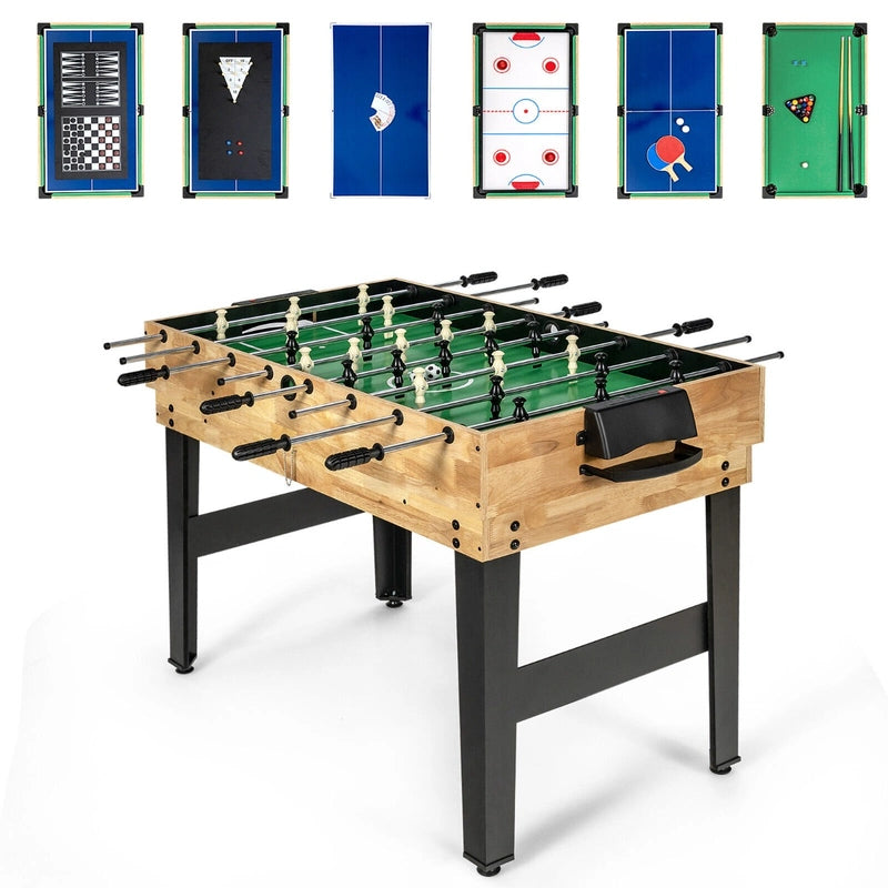 10-in-1 Multi Combo Game Table Set for Home