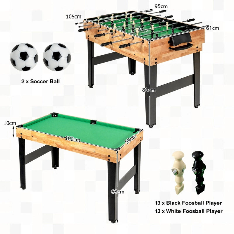 10-in-1 Multi Combo Game Table Set for Home